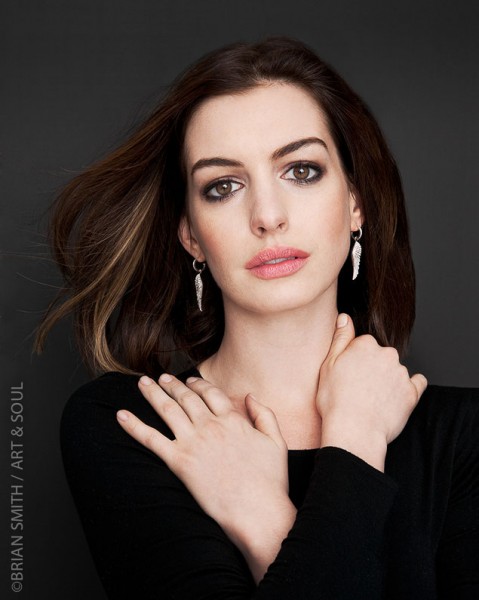 Actress Anne Hathaway photographed for The Creative Coalition in New York