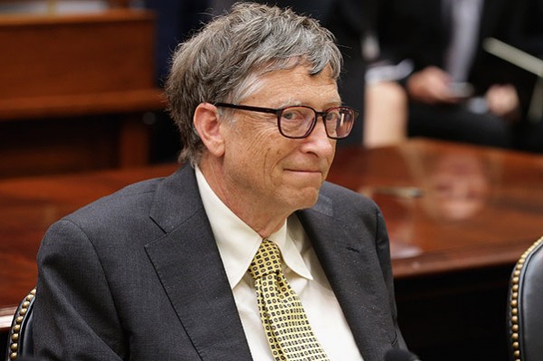 WASHINGTON, DC - DECEMBER 03:  Bill Gates, Microsoft Chairman and co-chair of the Bill and Melinda Gates Foundation, sites down for a meeting with House Foreign Affairs Committee members in the Rayburn House Office Building on Capitol Hill December 3, 2013 in Washington, DC. The world's richest person valued at about $77.7 billion, Gates was meeting with the committee to discuss the work of the foundation around the world.  (Photo by Chip Somodevilla/Getty Images)