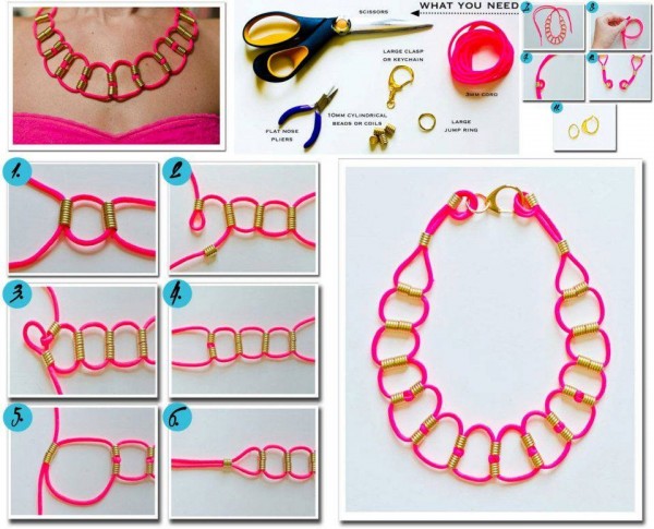 DIY-Neon-Paracord-Necklace