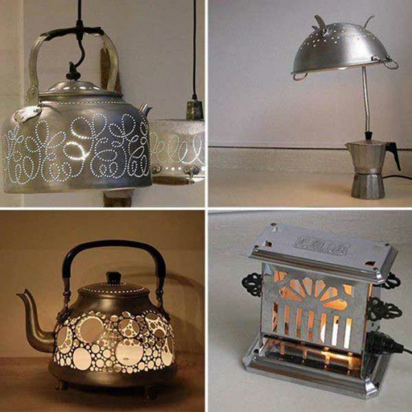 cool-craft-ideas-diy-cardmaking-ideas-old-kitchen-stuff-tea-kettles-to-lamp-1